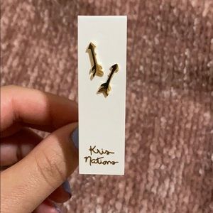 18k Gold Vermeil Arrow Stud Earrings